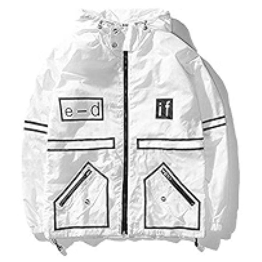 White Jacket with Black Accents